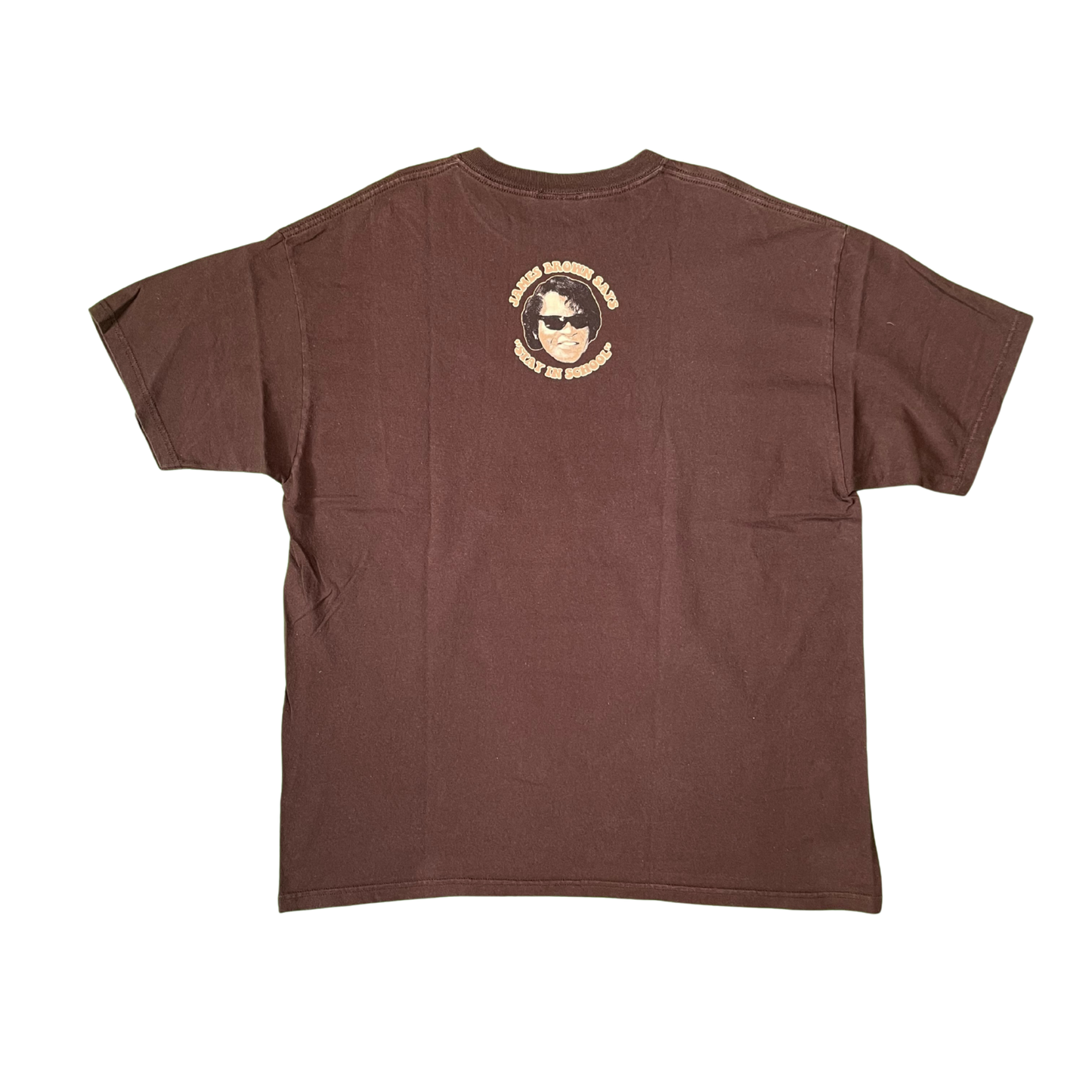 James Brown “STAY IN SCHOOL” Tee / Zion Rootswear