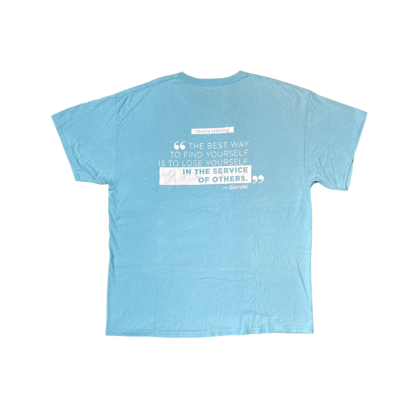 FSCJ “Center for Civic Engagement” Tee / Service Learning Quote by Gandhi