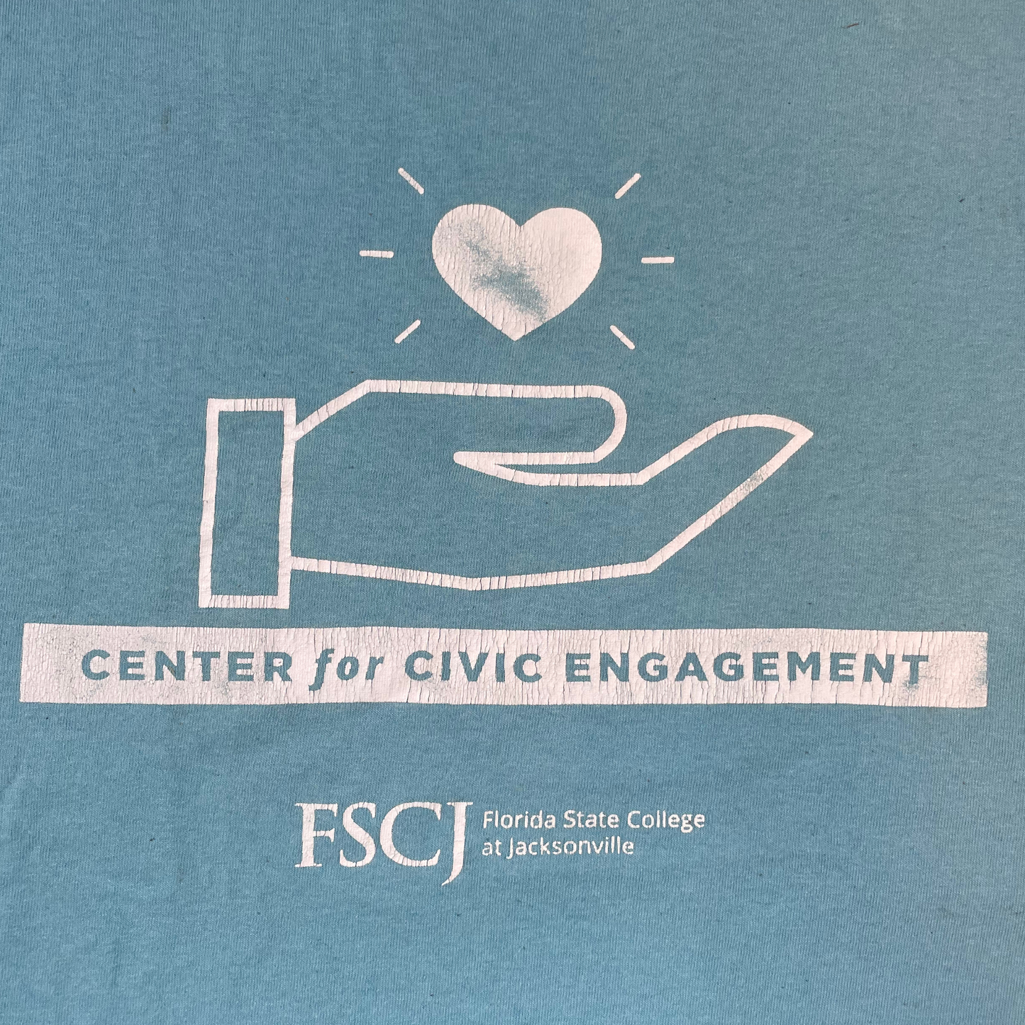 FSCJ “Center for Civic Engagement” Tee / Service Learning Quote by Gandhi