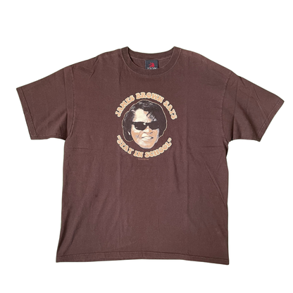 James Brown “STAY IN SCHOOL” Tee / Zion Rootswear