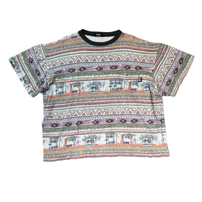 Stüssy Tribal All Over Pattern Tee / 1994–1996 Original