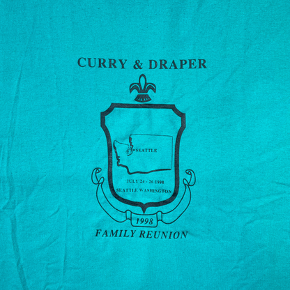 CURRY & DRAPER FAMILY REUNION Tee / 1998 Seattle, U.S.A.