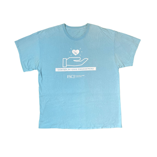 FSCJ “Center for Civic Engagement” Tee / Service Learning Quote by Gandhi